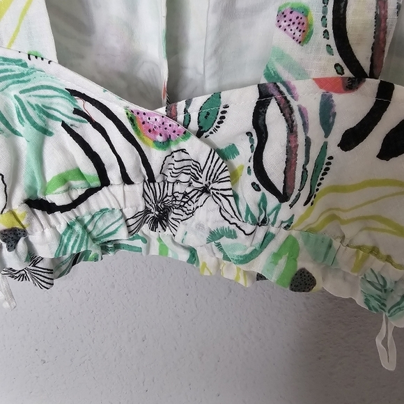 Free People Lots of Love Printed Halter Top Size M Medium - Picture 7 of 12